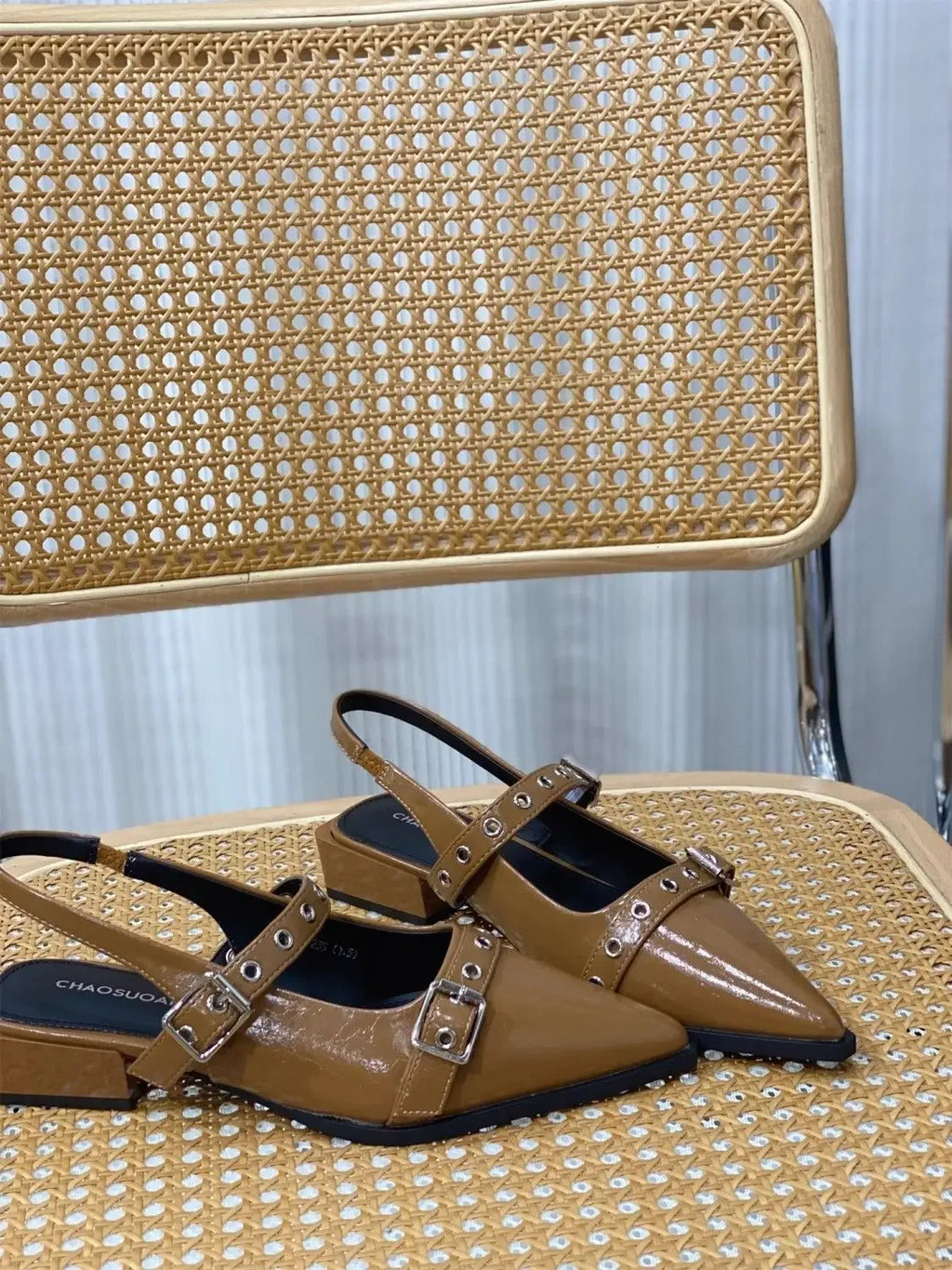 Sandals for Women Pointed Toe Daily Woman Shoes With Low Heels Summer 2024 Comfortable Trending Anti Slip Hot The Best Or Trend