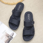 Female Shoes Slippers Soft Big Size Low Platform Summer Clogs Woman Luxury Slides Comfort Beach Designer Scandals Casual