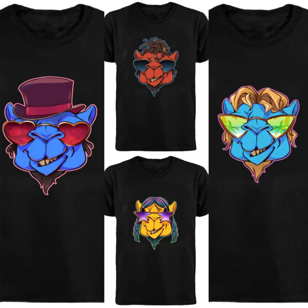 Men's T-shirt For men Fashion pattern Printed T Shirt Pattern Short-sleeved Streetwear Summer Casual Men's Tops