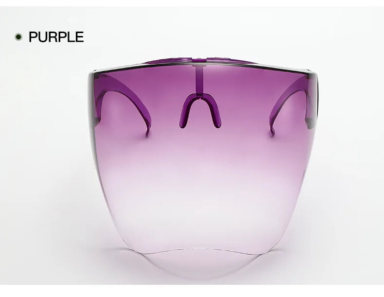 Full Face Sunglasses Mask Women Men Protective Faceshield Glasses Goggles Covered Spherical Lens Anti-Spray Cycling Sunglasses