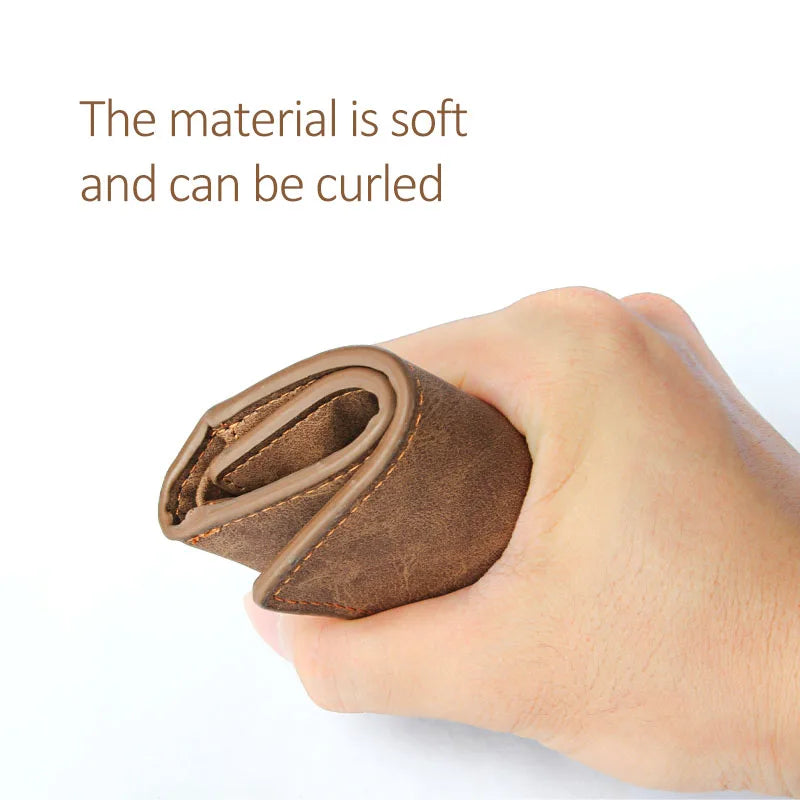 New Business Men Wallets Small Money Purses Wallets New Design Dollar Price Top Men Thin Wallet with Coin Bag Zipper Wallet