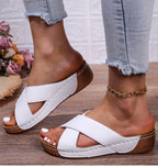 Women's Sandals 2025 Summer Shoes Women Heels Sandals Casual Indoor Outdoor Women Slippers Summer Sandals Heeled Sandalias Mujer