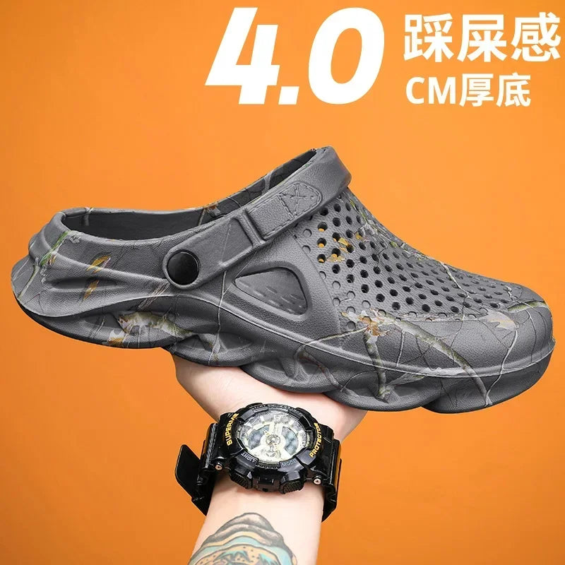 Slippers Mens Summer Shoes Casual Non-slip Wear-resistant Sandal Comfortable High Quality Beach Outdoor Slippers for Men