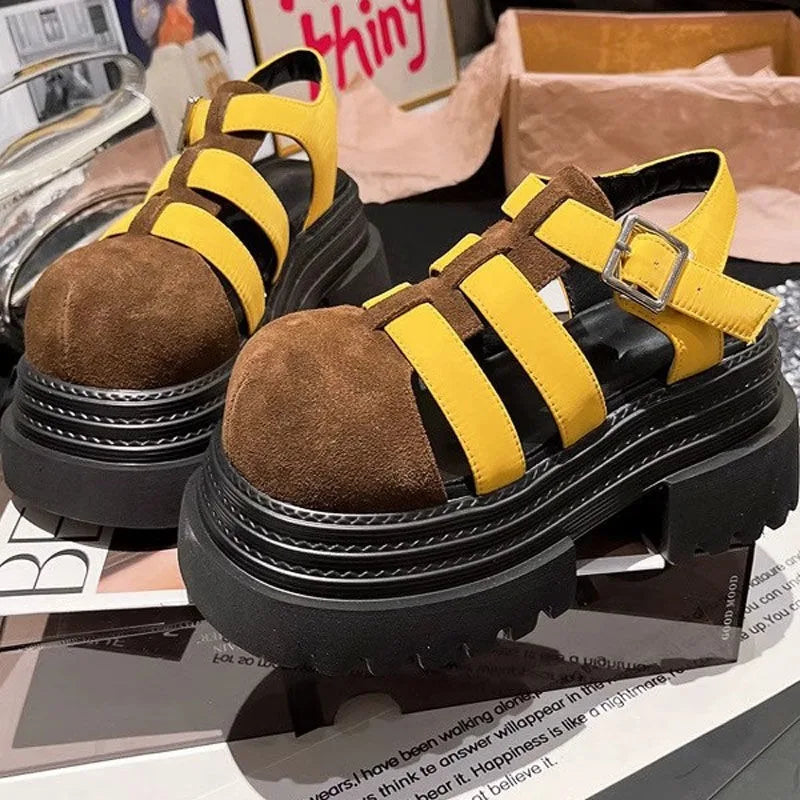 Flats Platform Sandals Women's Fashion Shoes Casual Slippers Woman Slingback New Sport Shoes Designer Beach Sandalias De Mujer