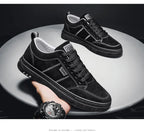 Men's Shoes 2025 New Spring Work Safety Shoes, Anti-slip, Wear-resistant, Versatile Casual Sports Work Shoes, Men's Board Shoes