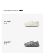 Slippers for Men Add Velvet Heel Covering Non-Slip Wear-resistant Waterproof Couple Women Home Shoes Shoes for Men Warm New