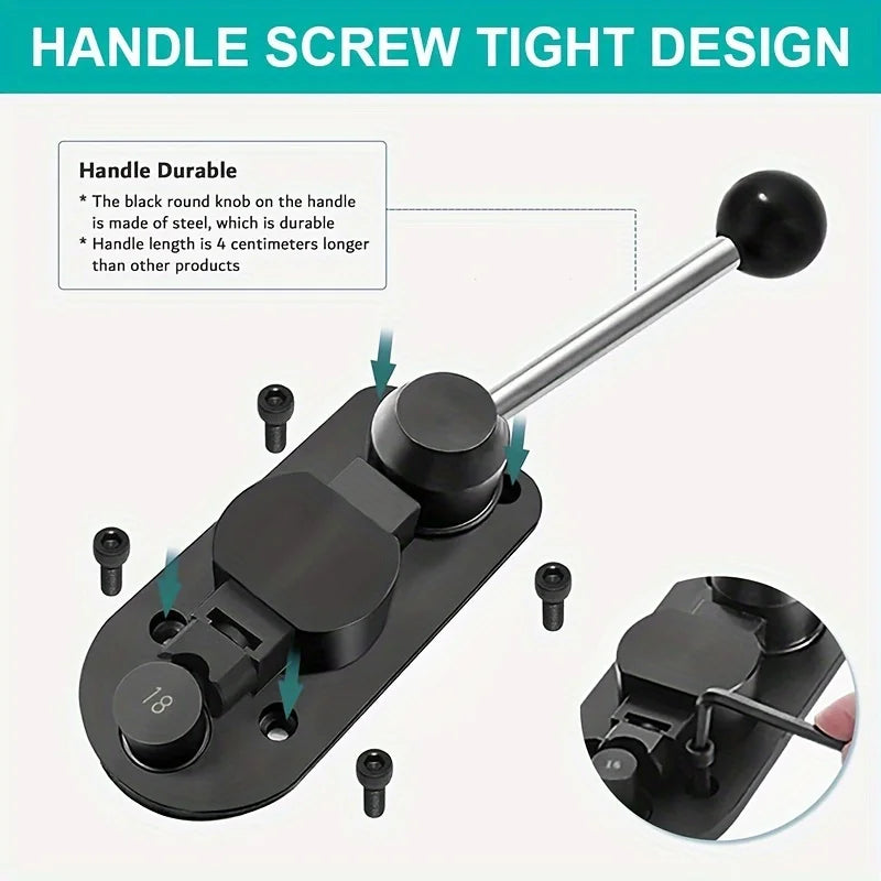 Ring Bender Bending Machine Kit Multi-Functional Metal Ring Bending Machine for Gold Silver and Copper Jewelry Making Tools