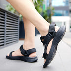 Men Sandals Summer Leisure Beach Holiday Sandals Men Shoes 2024 New Outdoor Sneakers Male Retro Comfortable Casual Sandals Men