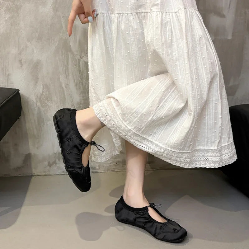Women Flats Casual Sneakers Summer Sandals 2025 New Fashion Woman Loafers Running Hiking Shallow Ballet Shoes Mujer Zapatos