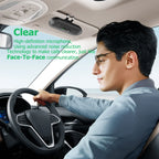 Bluetooth 5.4 Handsfree Speaker Sun Visor Clip Speakerphone Handsfree Car Kit MP3 Music Player Audio Receiver Visor Clip