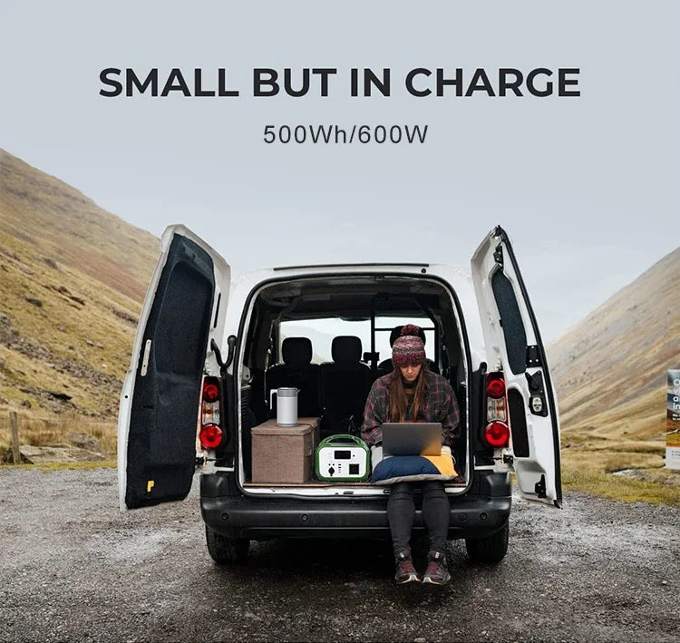 500w / 600w  Power Bank 220/110V Backup  Station Camping  Source