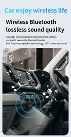 Bluetooth 5.4 Car Transmitter Receiver Handsfree Call Car Kit Mini USB Power Auto Wireless Audio Adapter For Fm Radio