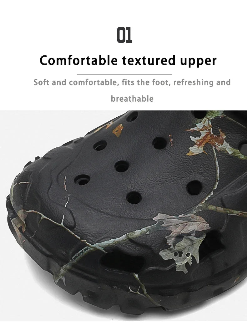 2025Men Slippers High Quality Classic Outdoor Anti-Slip Garden Shoes Lightweight Fashion Casual Sandals Sandals for Men Platform