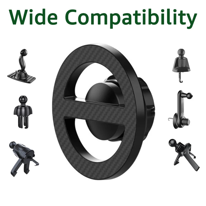 For MagSafe Magnetic Car Phone Holder Accessories Magnet Base for 17mm Ball Head Car Mobile Cellphone Stand Mount GPS Brackets