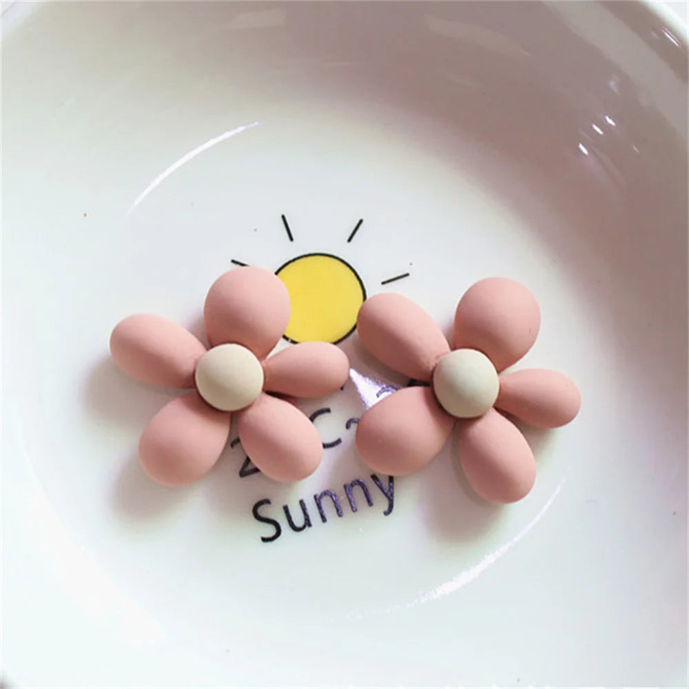 10-30Pcs Cartoon Resin Flowers Flatback Cabochon Garment Jewelry Making Stationery Case Decor DIY Hair Accessory Craft Materials