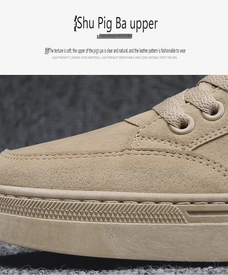 Men's Shoes 2025 New Spring Work Safety Shoes, Anti-slip, Wear-resistant, Versatile Casual Sports Work Shoes, Men's Board Shoes