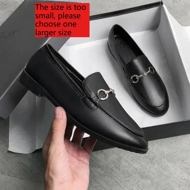 Womens Shoes Flats Loafers Ladies Fashion Leather Brand Sneakers Womens Designer Flat Ladies Shoes Woman Luxury Female Footwear