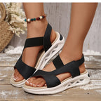 Women's Sandals Casual Summer Women Sandals Soft Heels Sandalias De Mujer 2025 New Summer Shoes Woman Mix Color Footwear Female