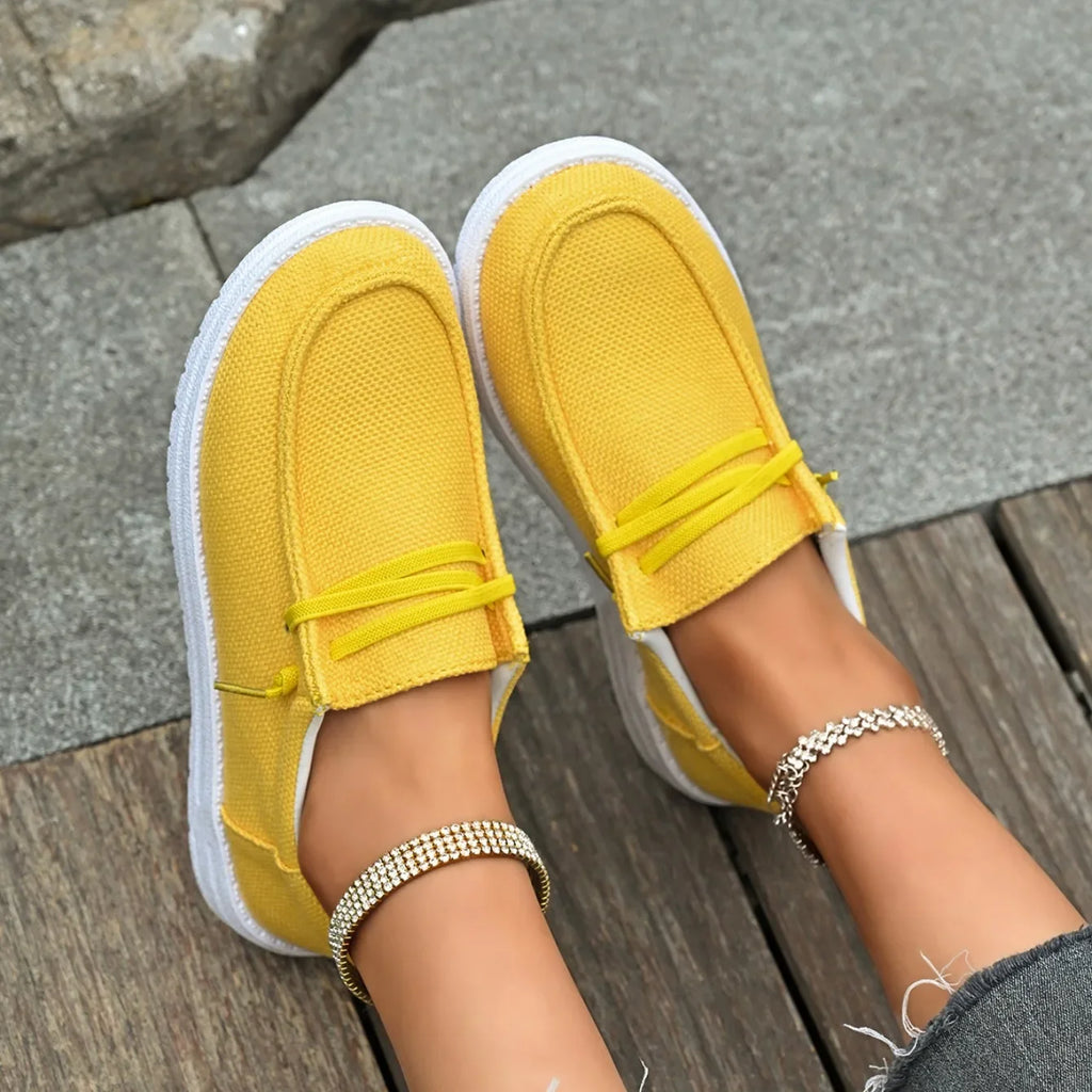 Women Flats Shoes New Summer Casual Breathable Loafers Platform Designer Shoes Slip on Fashion Sneakers Women Zapatos De Mujer