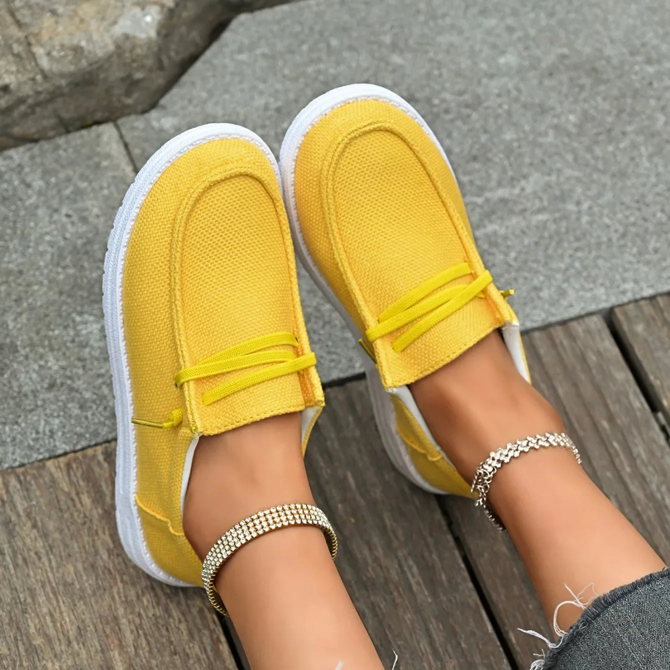 Women Flats Shoes New Summer Casual Breathable Loafers Platform Designer Shoes Slip on Fashion Sneakers Women Zapatos De Mujer