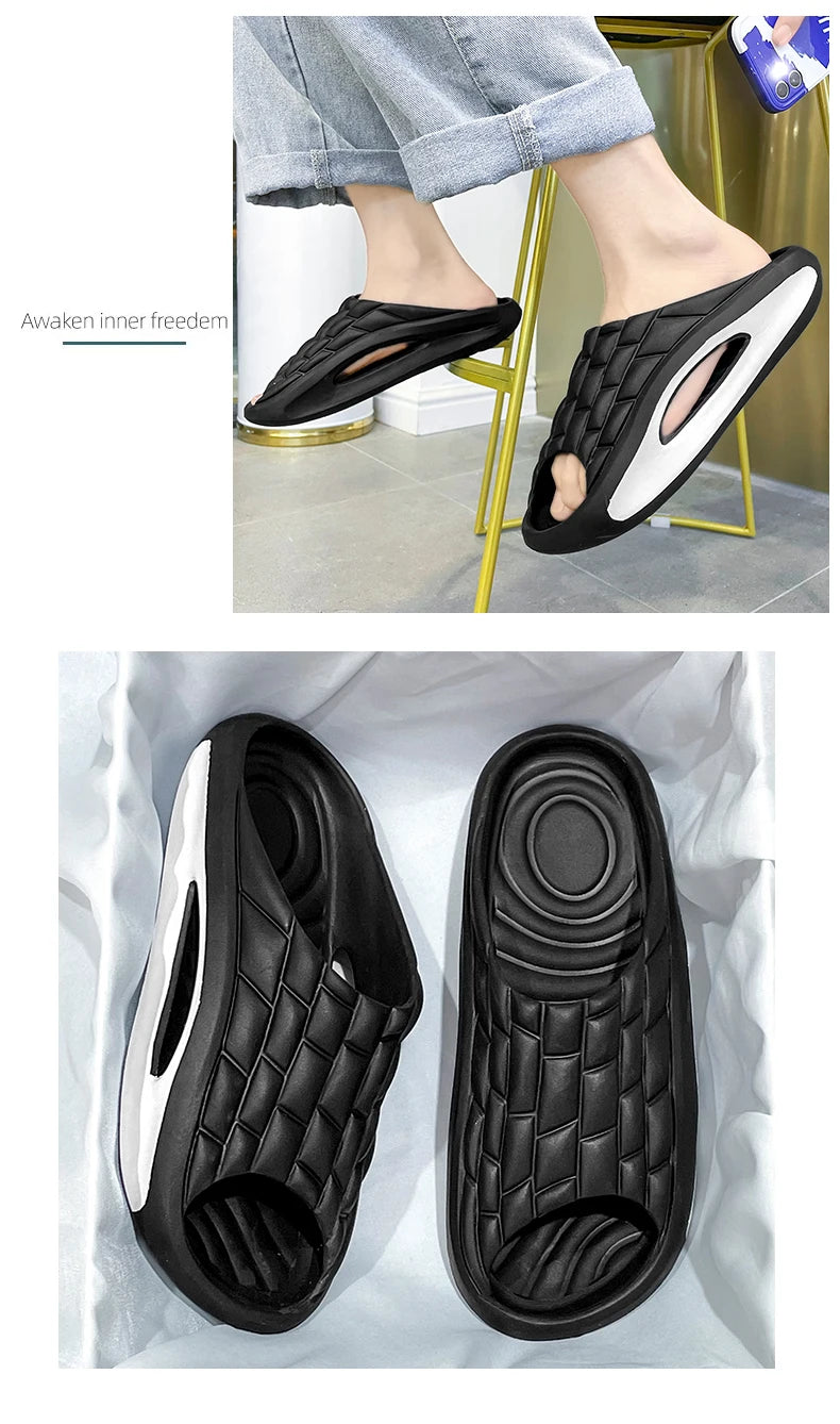 Men's and Women's Slippers Are Lightweight Soft Soled Comfortable for Indoor and Outdoor Wear and Fashionable