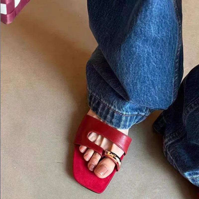 Women Slippers Casual Anti-slip Designer Slippers Comfortable Outdoor Sandals Fashion Elegant Flat Shoes Summer New Slides Women