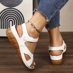 Women Sandals 2025 New Summer Beach Sandals Women Heels Sandalias Casual Wedges Footwear Summer Shoes Soft Heeled Sandals Woman