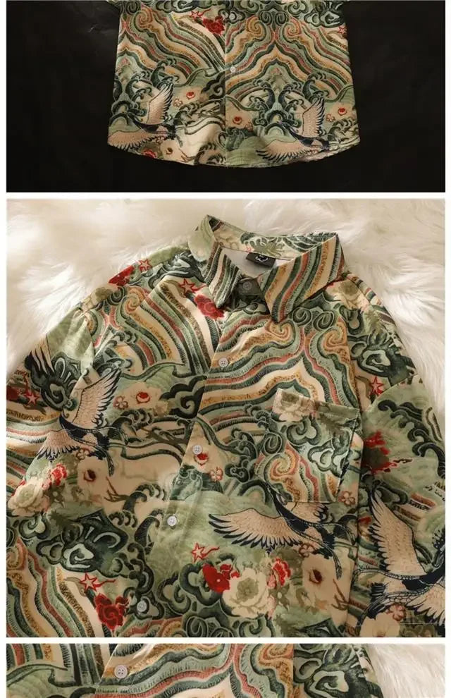 Short-sleeved Shirt Men's Top Handsome Design Niche