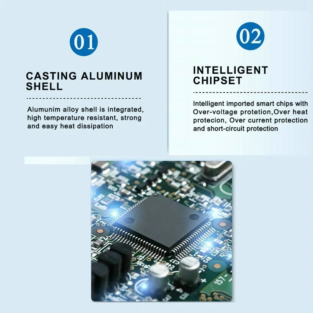 Battery Charger 9V-36V to 14.5V 12.6V 13.8V 4A-15A Constant Current  DC DC 12V Lithium Battery Chargers for Dual-battery System