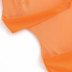 Women's Stitch Fit Short Dress Round Neck Hanging Neck Sleeveless Open Back Button Zipper Opening Spring/Summer New Fash