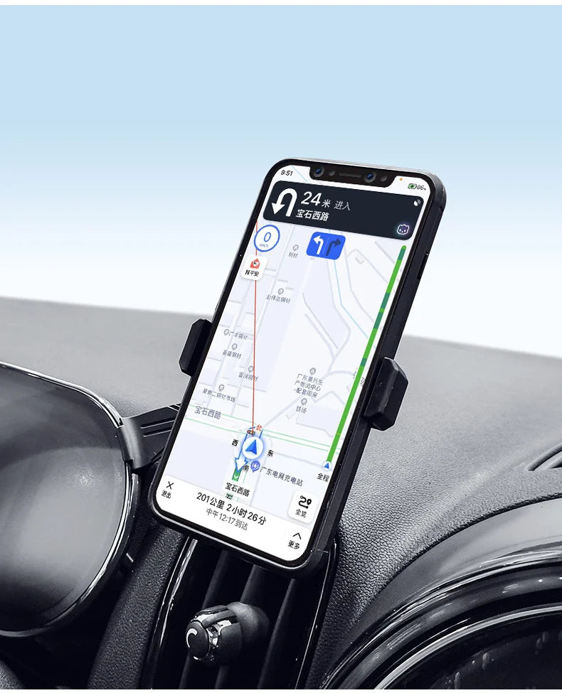 Mobile Phone Holder Car Accessories Bracket For MINI COOPER F56 F57 F55 F54 F60 Countryman Clubman LCD Mount GPS Support Gravity