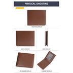 Men's PU Wallet, High - Quality Leather - Like, 6 Magnetic Slots + 1 Banknote Slot, Zipper Coin Pocket, ID Card Window