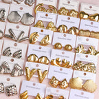 10Pairs/Lot Fashionable Women's Stainless Steel Earrings, Daily Jewelry Accessories Gifted To Friends, Randomly Shipped