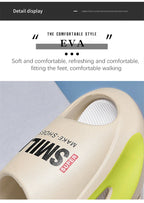 New Men Slippers Slides with a Sense High Aesthetic Value External Wear Anti Slip Thick Bottom, Beach Cool Slippers for Men