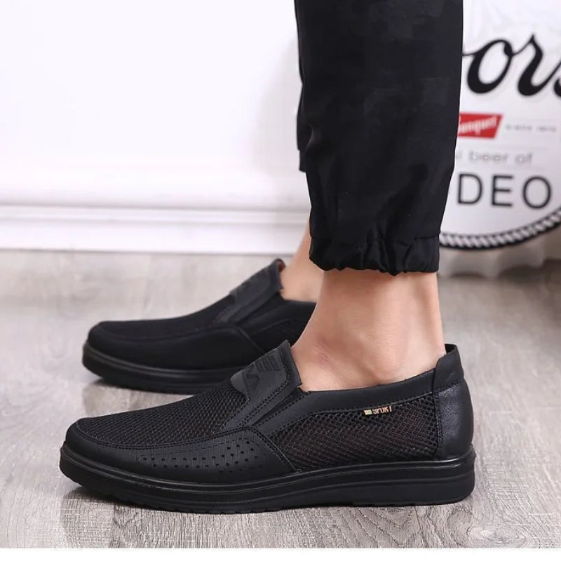 Men's Shoes 2025 Summer Casual Sneakers Breathable Mesh Chunky Sole Affordable Free Shipping