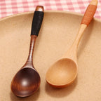 Dinner Kit Wooden Kitchen Supplies Soups Cereal Rice Dinnerware Sets Tableware Spoon Fork