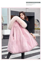 Winter Coat 2025 New Women's Thick Cotton Jacket Women's Medium long Korean version Fur collar Coat Female Warm Parka Overcoat
