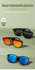 2025 Sunglasses Smart Glasses Men Women Technology Audio Call Remote Headset Sunglasses Sports Driving Music Earbuds Headphones