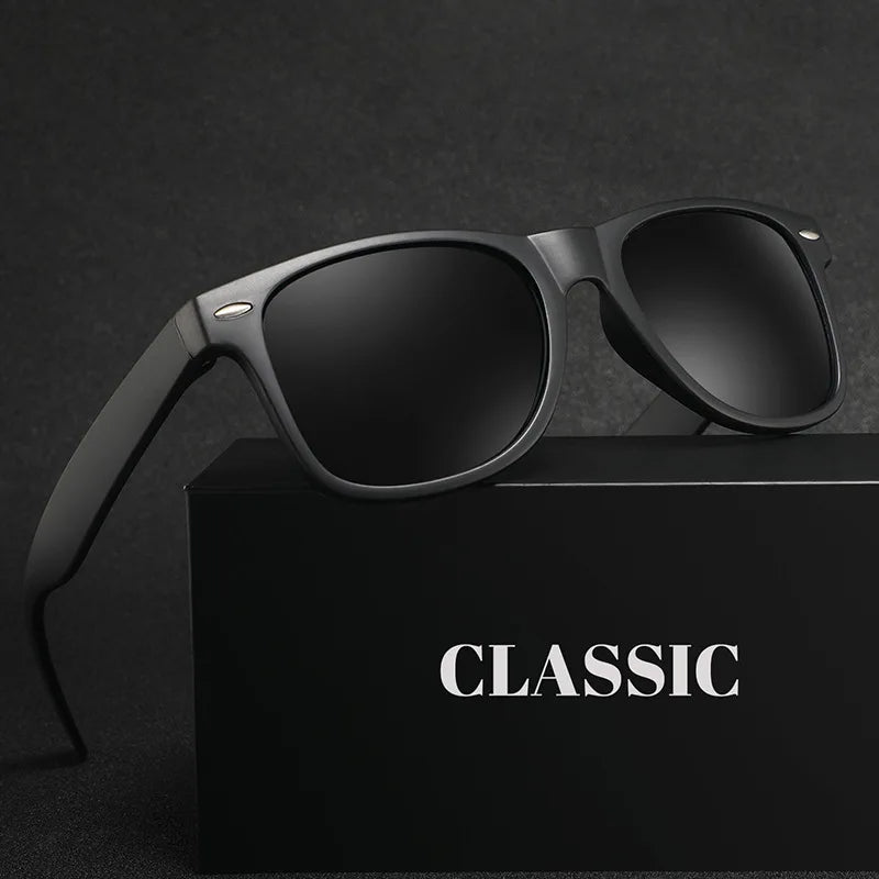 Classic Sunglasses Men Women Square Frame Driving Fishing Sunglasses Travel Sun Glasses Male Goggles Sports UV400 Eyewear