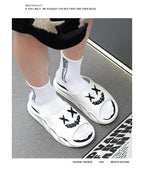 Men Fashion Massage Slippers Indoor/Outdoor Sandals Beach Flip Flop Thick Sole Male Slides Summer Non-Slip Men Shower Slippers