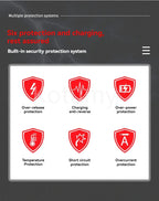 Four Port Battery Charger 3a Charging Current Replacement Batterys Chargers