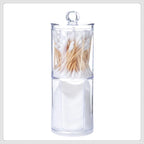 Acrylic Storage Organizer Bins for Cosmetics, Cotton Pads, Makeup, Jewelry, Swab Box