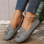 Women Flats Fashion Breathable Women Casual Shoes Slip On Flat Shoes Walking Sneakers Women Shoe Retro Shoes Female Plus Size