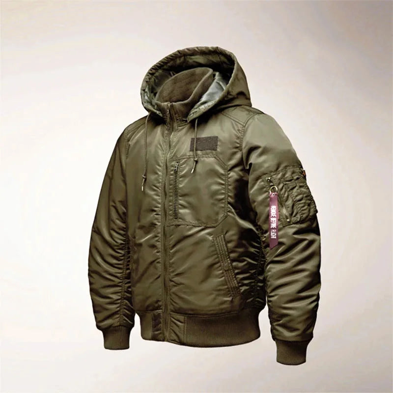 Men's winter jacket is very stylish waterproof and windproof, thickened with padded