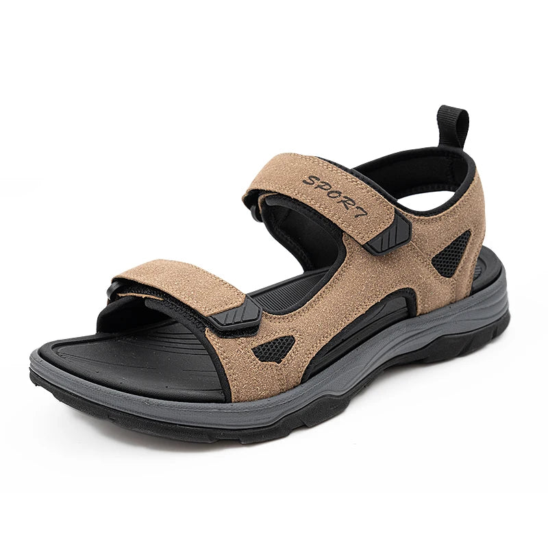 Summer Sandals for Men Breathable Outdoor Casual Sandalies Shoes Fashion Beach Non Slip Walking Shoes Size 40-46