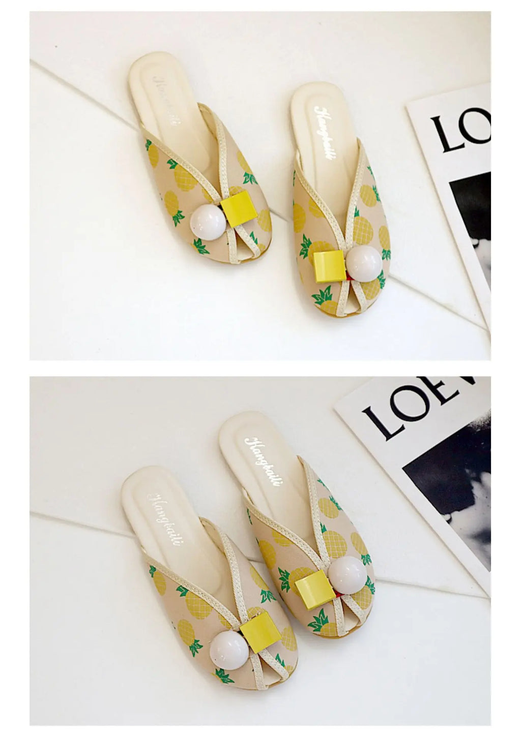 Woman Slippers Lady Home Slippers Casual Beach Flip Flops Thick Bottom Sandals Women Shoes 2023