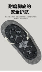 Men Fashion Massage Slippers Indoor/Outdoor Sandals Beach Flip Flop Thick Sole Male Slides Summer Non-Slip Men Shower Slippers