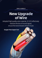 Headphones 3.5mm Wired Gaming Headset Earphones Music For PS4 Play Station 4 Game PC Chat computer With Microphone