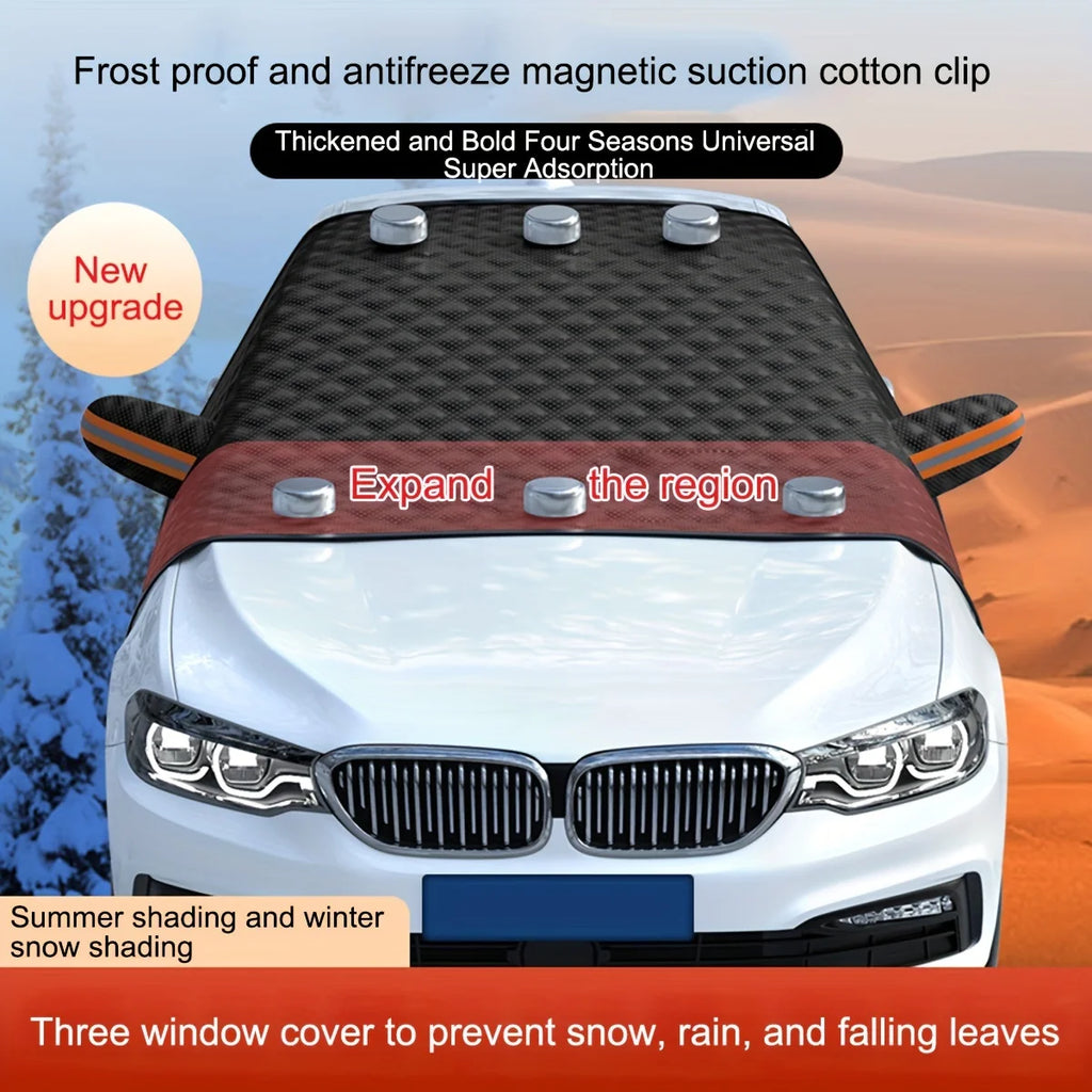 Car Windshield Snow Cover, Frost-Proof & Anti-Freezing Windshield Cover for Winter, Car Window Cover, Winter Car Cover, Windshie