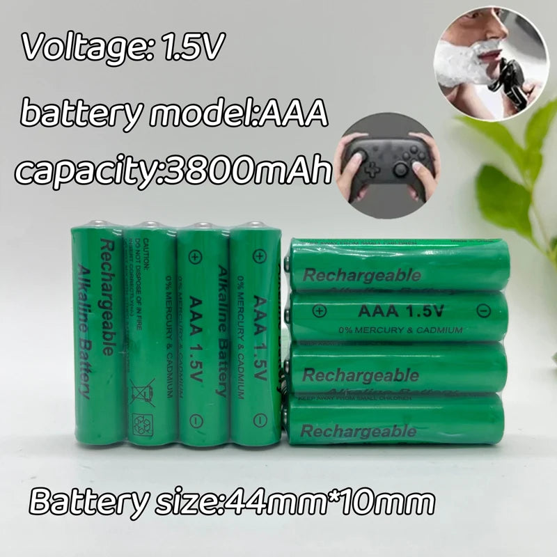1.5V AAA  Rechargeable Battery + Charger (factory Direct Sales Supporting Sales) for Remote Control Toys/clocks/MP3 Players, Etc
